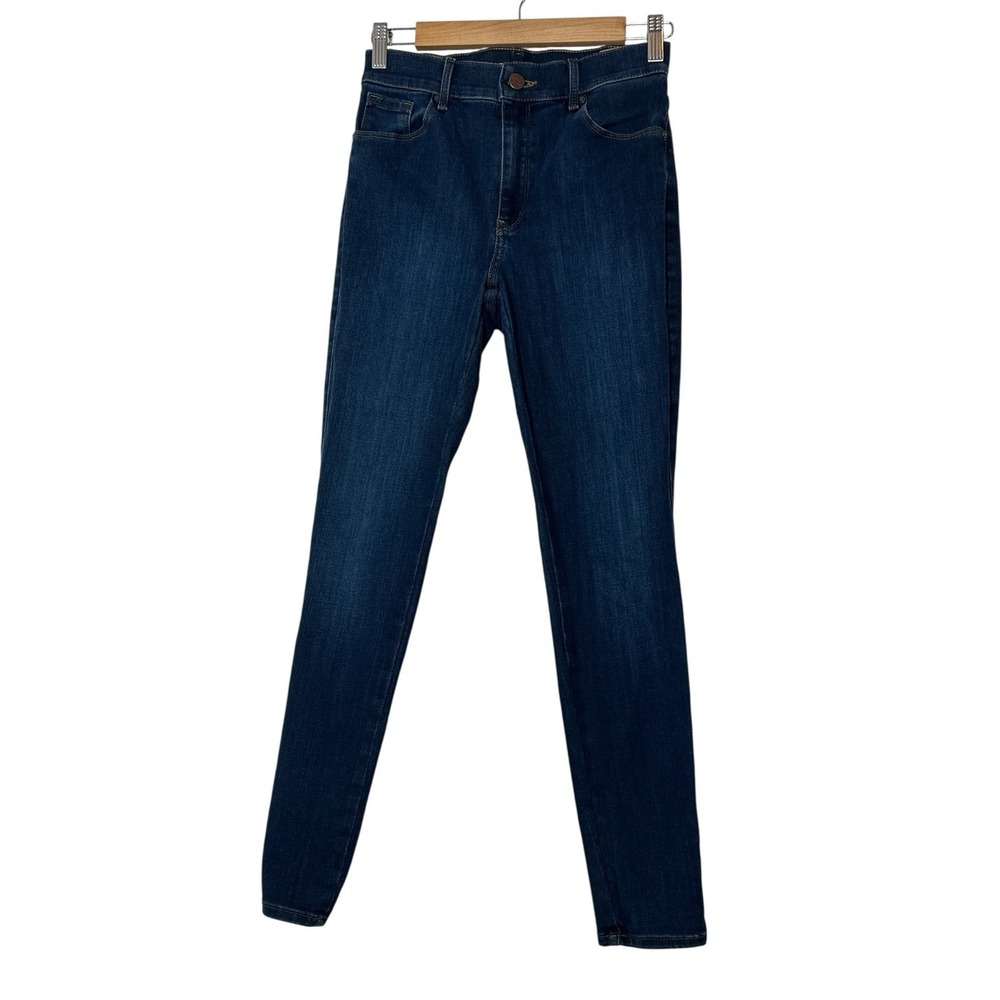 Mott & Bow Jeans Womens W27 L28 Blue High Rise Skinny Stretch‎ Denim Casual
